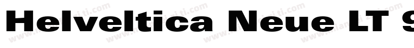 Helveltica Neue LT 93 Black Ex字体转换